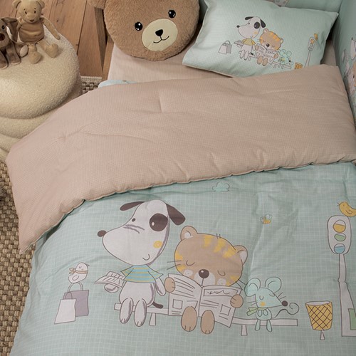 Βρεφικό Πάπλωμα Nef-Nef Homeware Life In The City 110x140 Mint