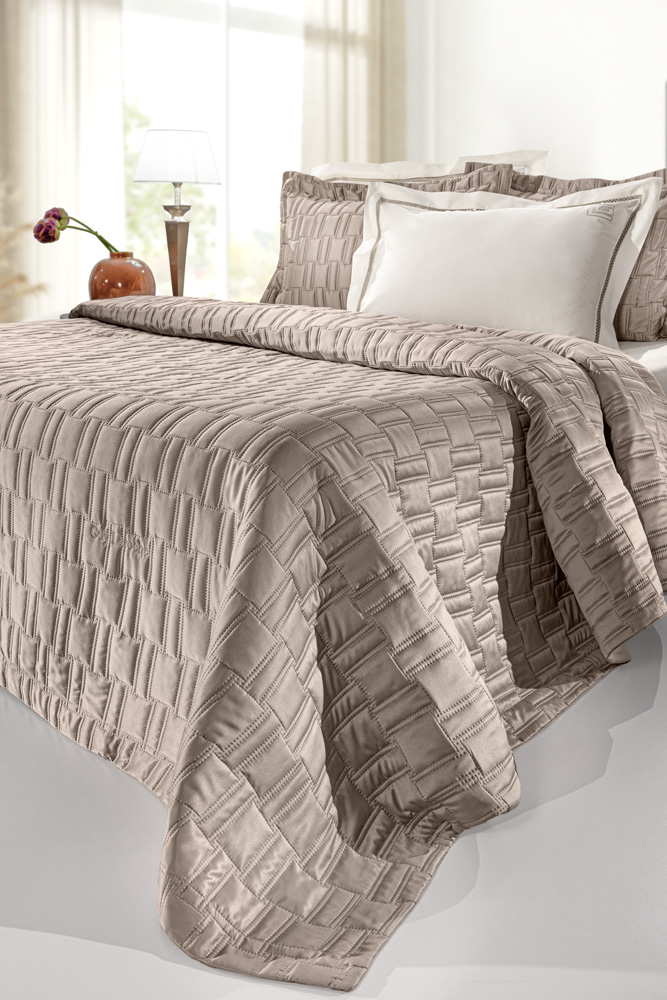 Κουβερλί Υπέρδιπλο Guy Laroche Brick (Σετ) 240x250 Taupe