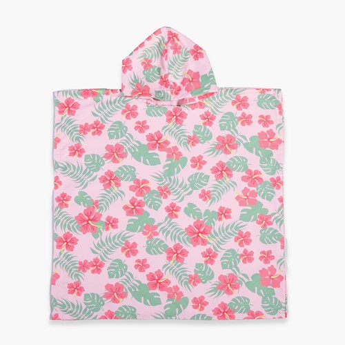 Πόντσο Παιδικό Nef-Nef Homeware Lets Go Tropic 65X65 Pink