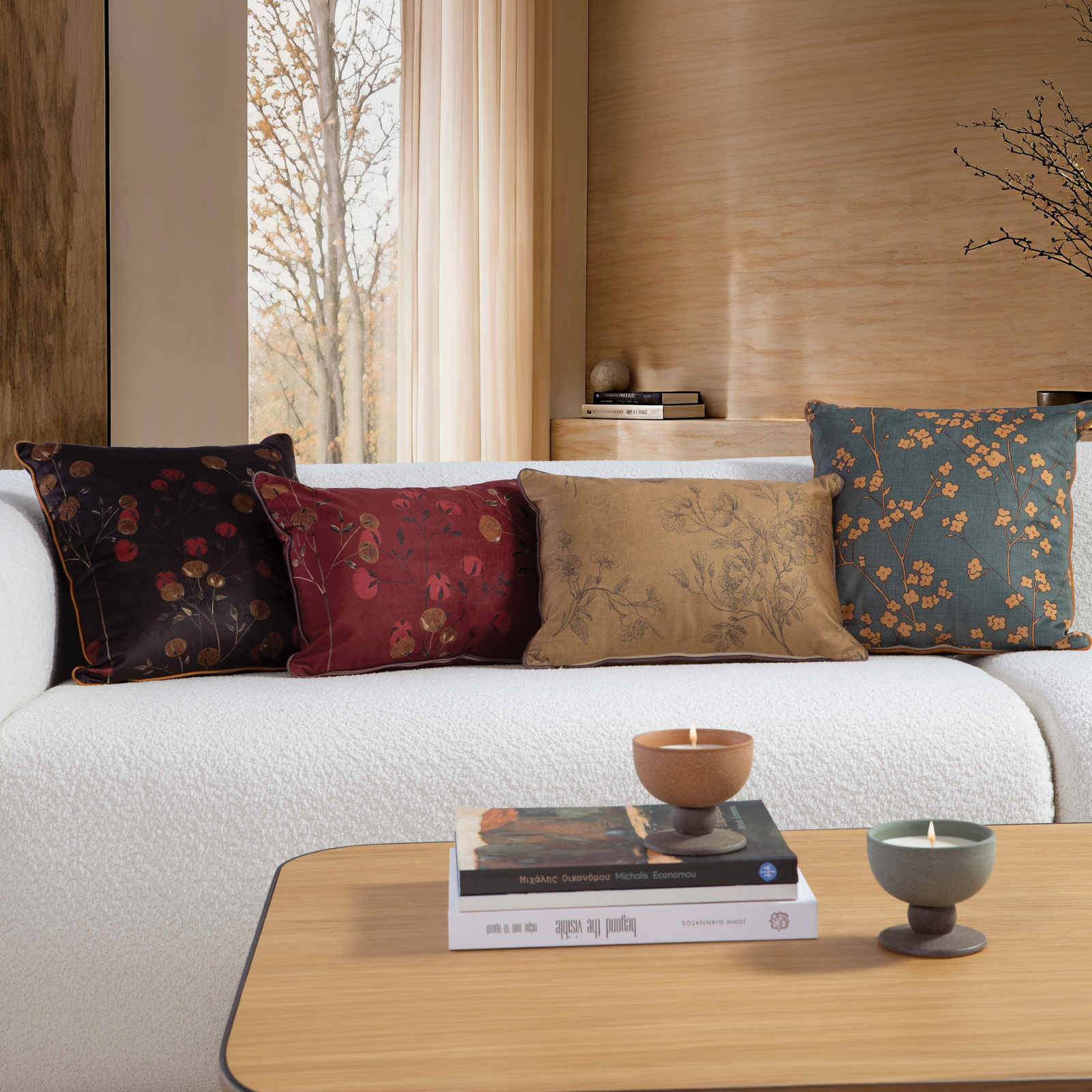 Διακοσμητικό Μαξιλάρι Nef-Nef Homeware Floriva 27 45x45 Green