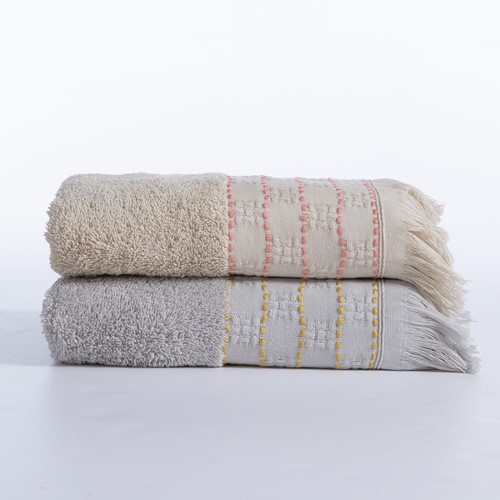 Πετσέτα Σώματος Nef-Nef Homeware Quantro 70x140 Beige