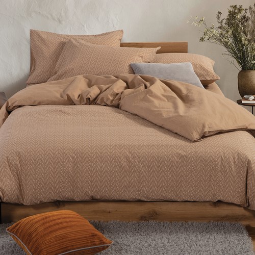 Σεντόνια Μονά Nef-Nef Homeware (Σετ) 170x270 Suspen Caramel
