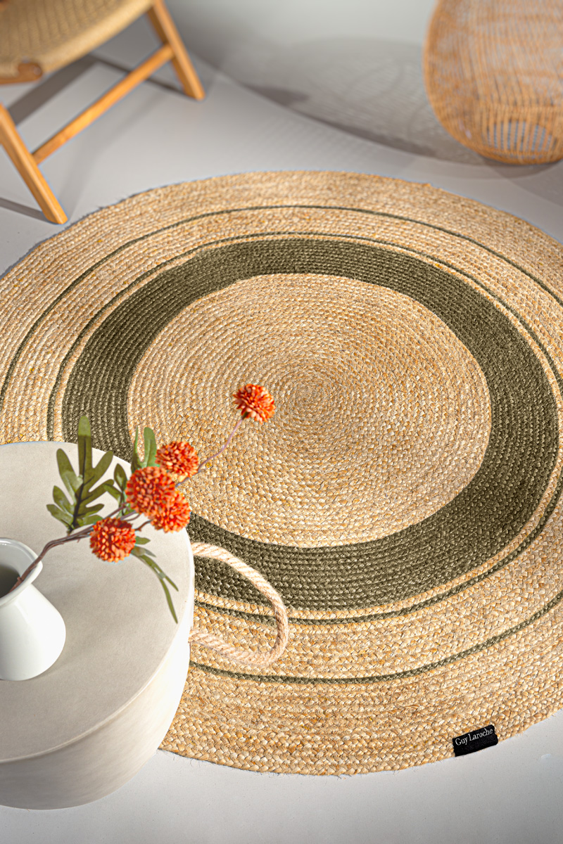 Χαλί Σαλονιού Guy Laroche Grande Olive  110 Round