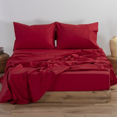Σεντόνι King Size Nef-Nef Homeware Με λάστιχο 180Χ200+35 Bordo