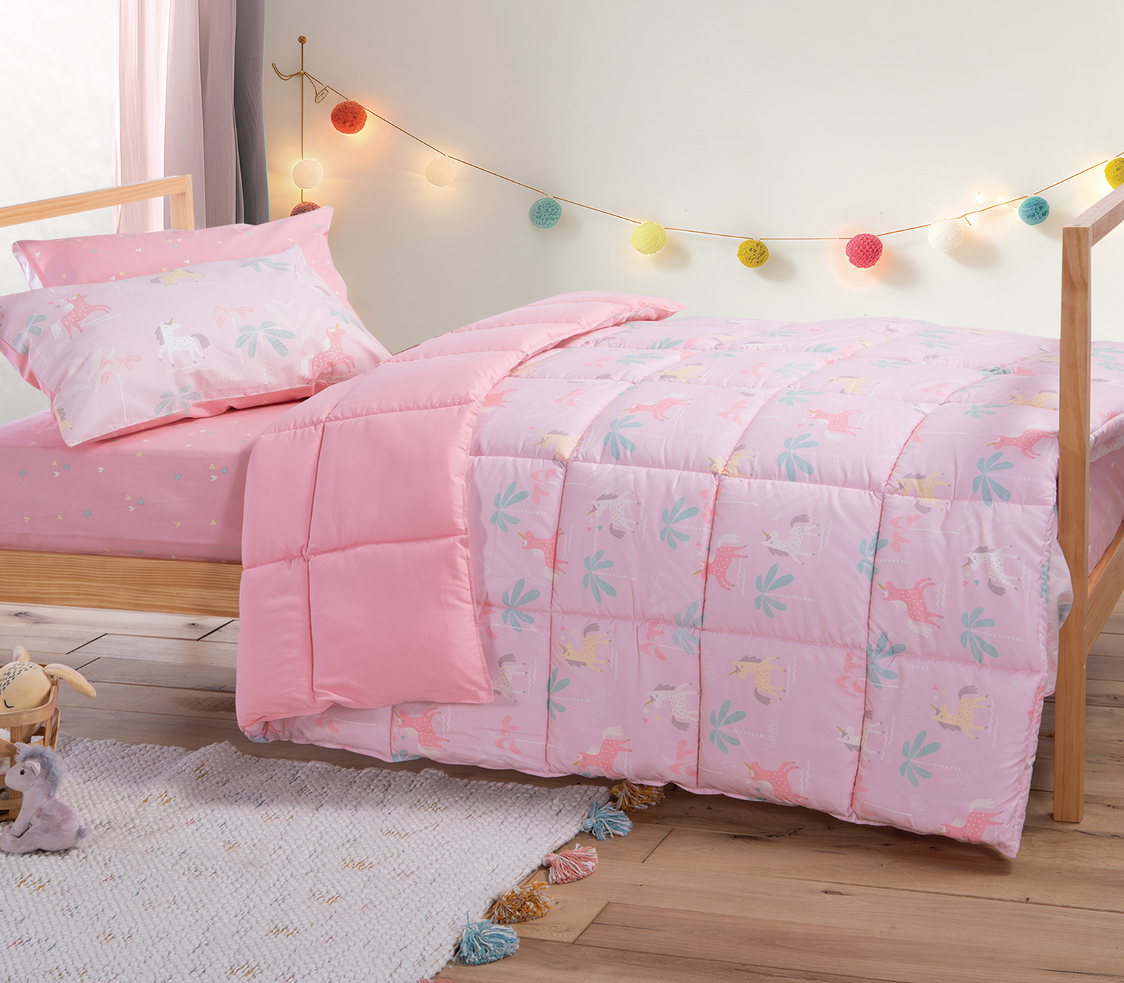 Παιδικό Πάπλωμα Nef-Nef Homeware 160X220 Unicorn Forever Pink