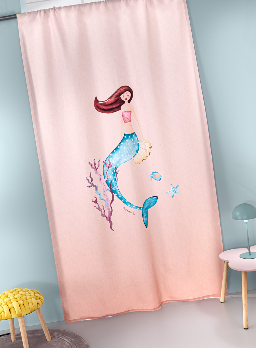 Κουρτίνα Guy Laroche Merida Salmon 150Χ270