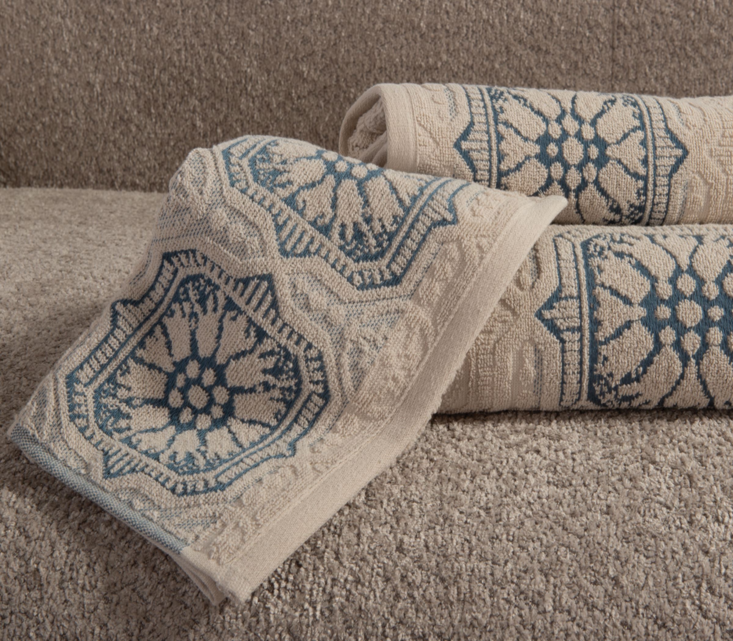 Πετσέτα Προσώπου Nef-Nef Homeware Demand 50x90 Ecru