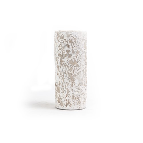 Κεραμικό Κηροπήγιο Slind White Classic Medium (11x11x25) Soulworks