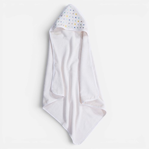 Βρεφική Κάπα Nef-Nef Homeware Dots 75x75 Εcru/Blue