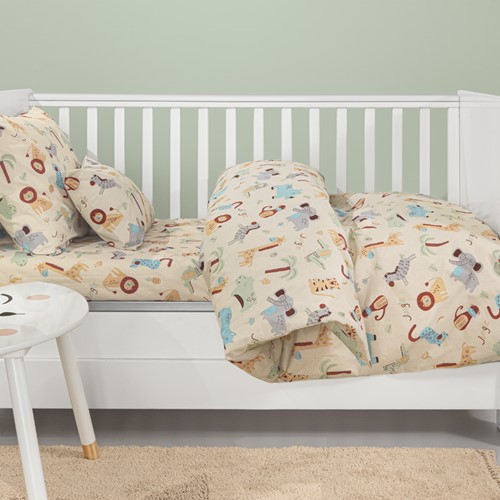 Βρεφικά Σεντόνια Guy Laroche Jungle Natural 115X170