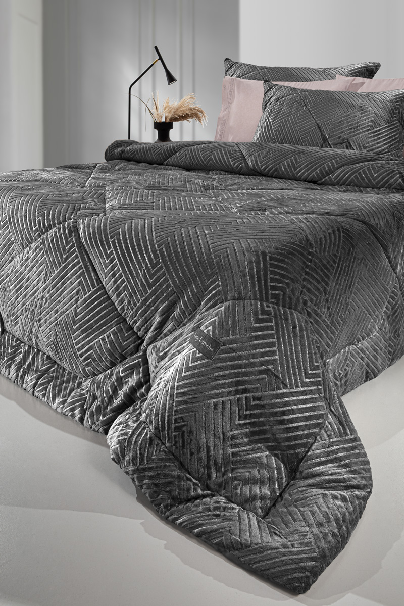 Πάπλωμα Ημίδιπλο Guy Laroche York Anthracite 180X240