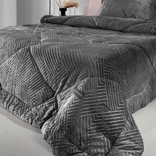 Πάπλωμα Ημίδιπλο Guy Laroche York Anthracite 180X240