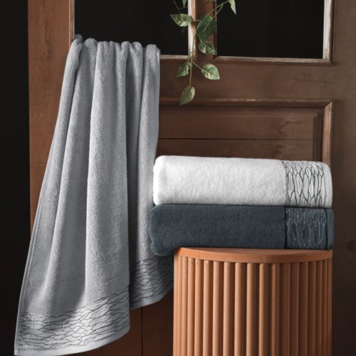 Πετσέτα Προσώπου Guy Laroche Tiber Anthracite 50Χ90