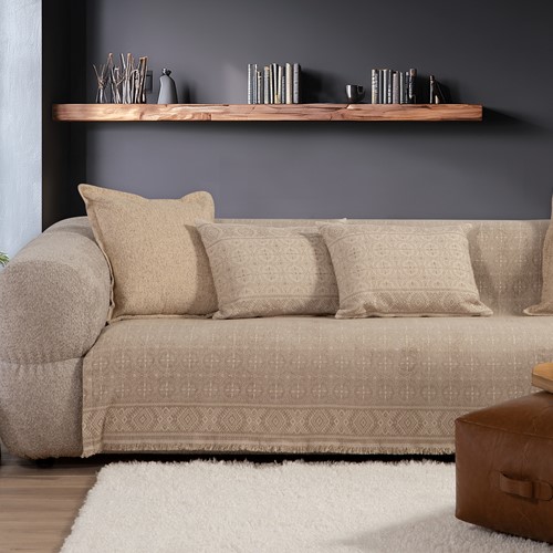 Ριχτάρι Πολυθρόνας Nef-Nef Homeware Jeneria 170X180 Beige