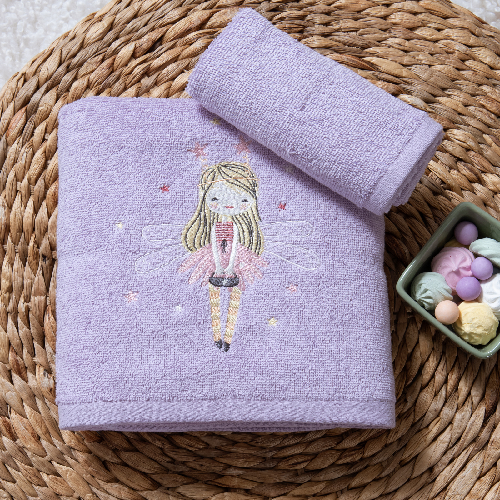 Παιδικές Πετσέτες Nef-Nef Homeware (2τμχ)  Fairy Tale Lavender