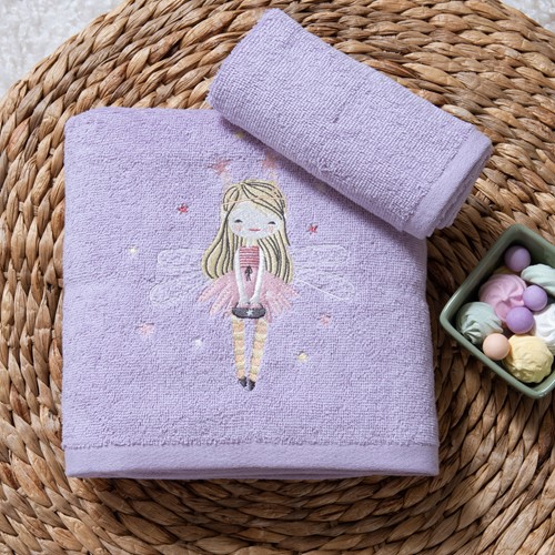 Παιδικές Πετσέτες Nef-Nef Homeware (2τμχ) Fairy Tale Lavender