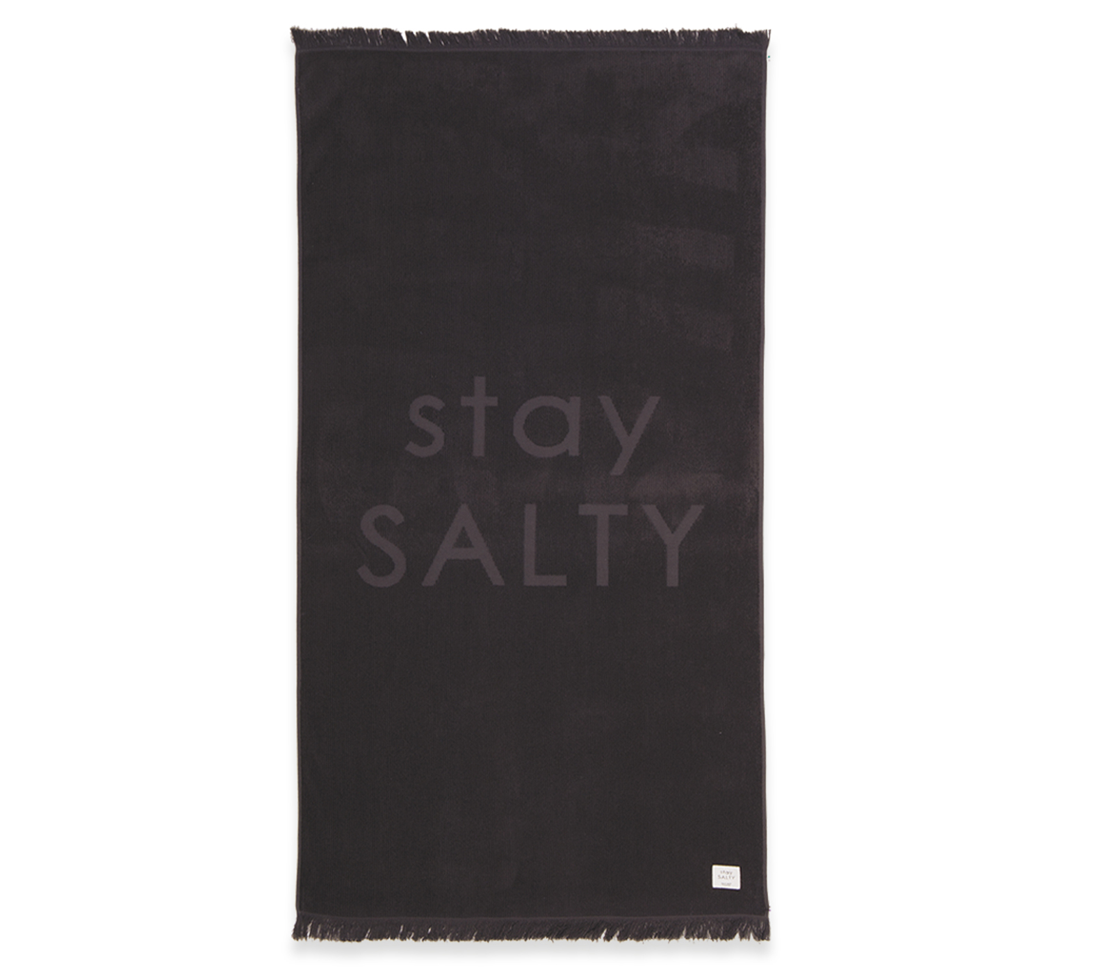 Πετσέτα Θαλάσσης Nef-Nef Homeware Stay Salty 90x170 Black