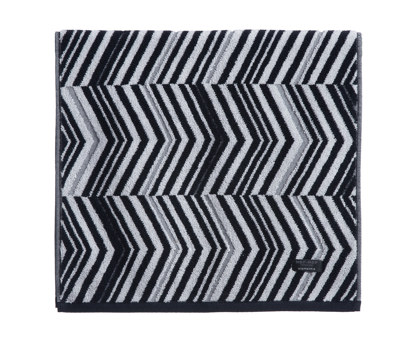 Πετσέτα Προσώπου Nef-Nef Homeware Armin 50X90 Grey/Black