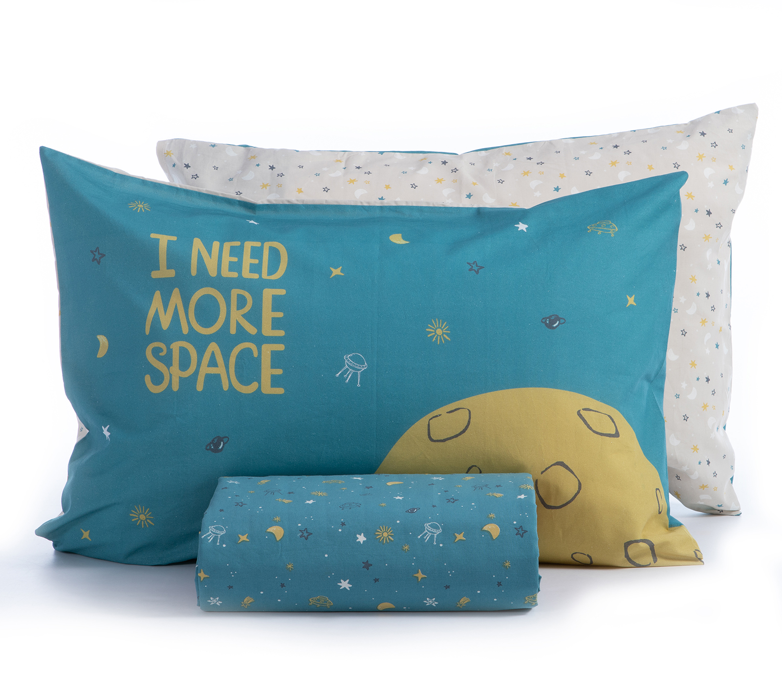 Παπλωματοθήκη Παιδική Nef-Nef Homeware (Σετ) Outer Space 160X240 Petrol
