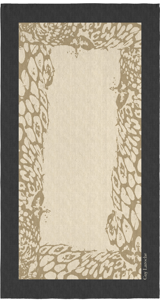 Πετσέτα Θαλάσσης Guy Laroche Velour Printed  2503 02 100X175