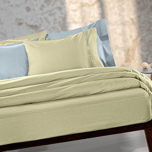 Σεντόνι King Size Μεμονωμένο Guy Laroche Color Plus Olive 180Χ200+42