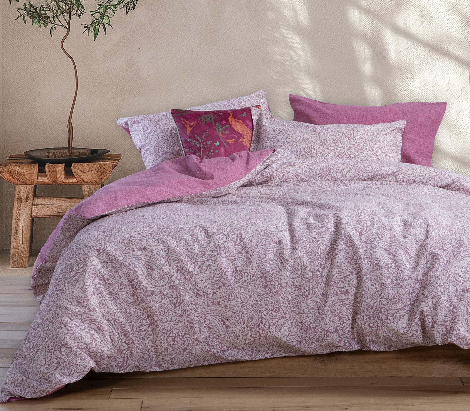 Παπλωματοθήκη μονή Nef-Nef Homeware (Σετ) Matador 170X240 Cherry