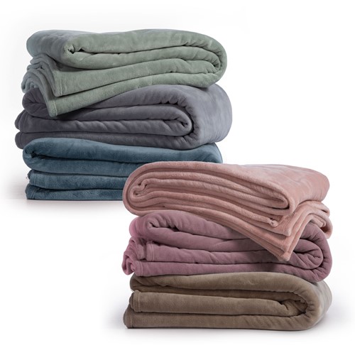 Kουβέρτα Fleece Μονή Nef-Nef Homeware Cosy 160Χ220 Sea Green