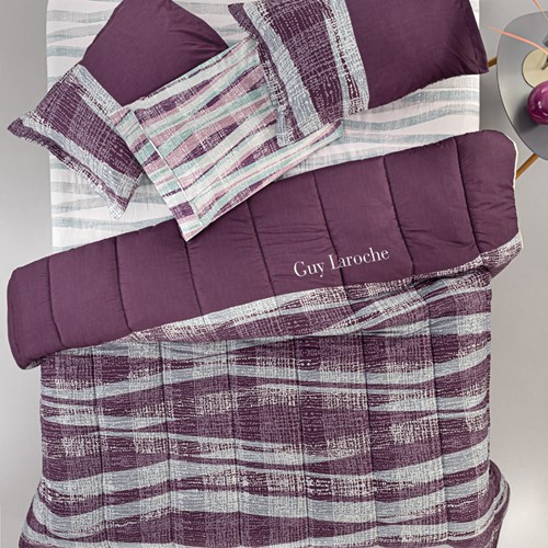 Παπλωματοθήκη Υπέρδιπλη Guy Laroche (Σετ) Active Ιris Suede 225X245