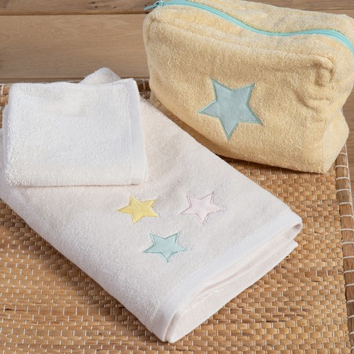 Βρεφικές Πετσέτες Nef-Nef Homeware (2ΤΜΧ) Happy Ecru