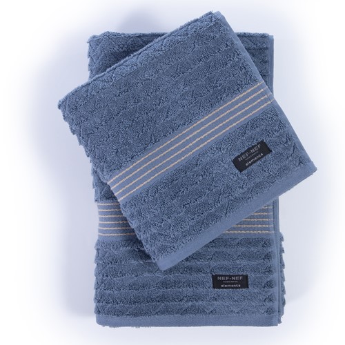 Πετσέτα Προσώπου Nef-Nef Homeware Elgun 50x100 Denim