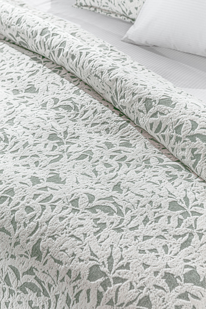 Κουβέρτα King Size Guy Laroche Blossom 260X250 Verde