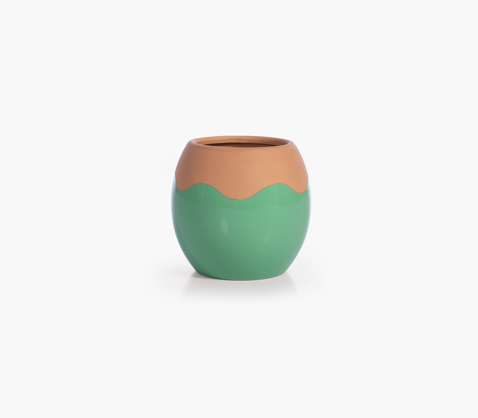 Βάζο Κεραμικό Nef-Nef Homeware Domain 14X14X13 Green