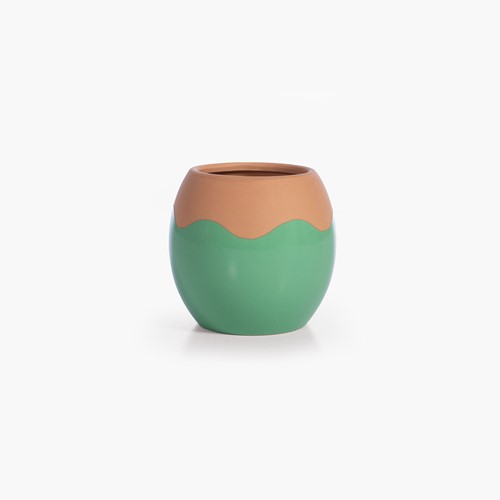 Βάζο Κεραμικό Nef-Nef Homeware Domain 14X14X13 Green