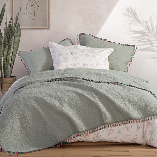 Κουβερλί Υπέρδιπλο Nef-Nef Illyria 230X240 Chaki