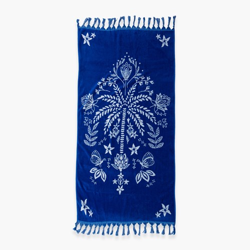 Πετσέτα Θαλάσσης Nef-Nef Homeware Oriental 80x160 Blue