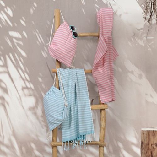 Παιδική Πετσέτα Θαλάσσης Nef-Nef Sweet Line 70X120 Coral