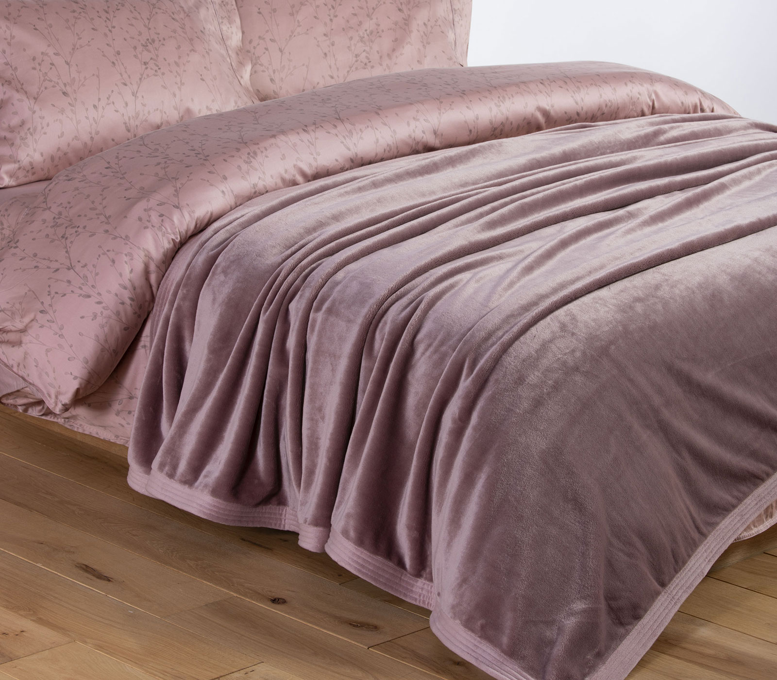 Κουβέρτα Υπερδιπλη Nef-Nef Velosso 24 230X240 Pink