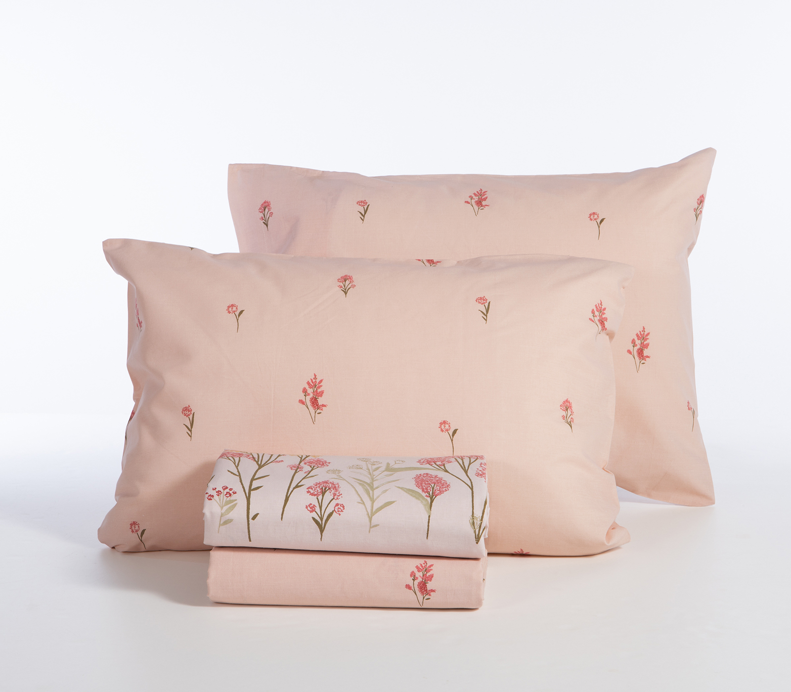 Σεντόνια Μονά Nef-Nef Homeware με λάστιχο 170x270  Fragesca Pink 