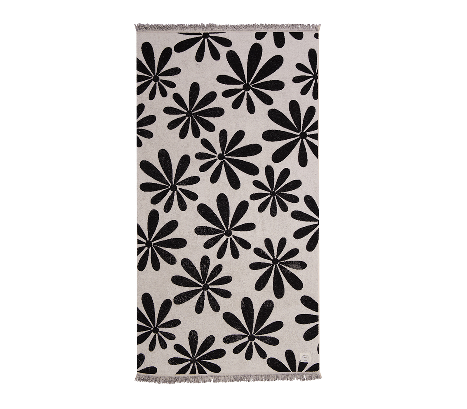 Πετσέτα Θαλάσσης Nef-Nef Homeware Amalfi 90x170 Black