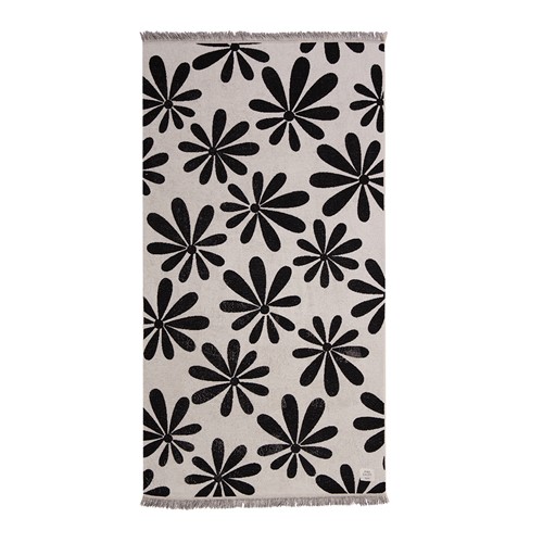 Πετσέτα Θαλάσσης Nef-Nef Homeware Amalfi 90x170 Black