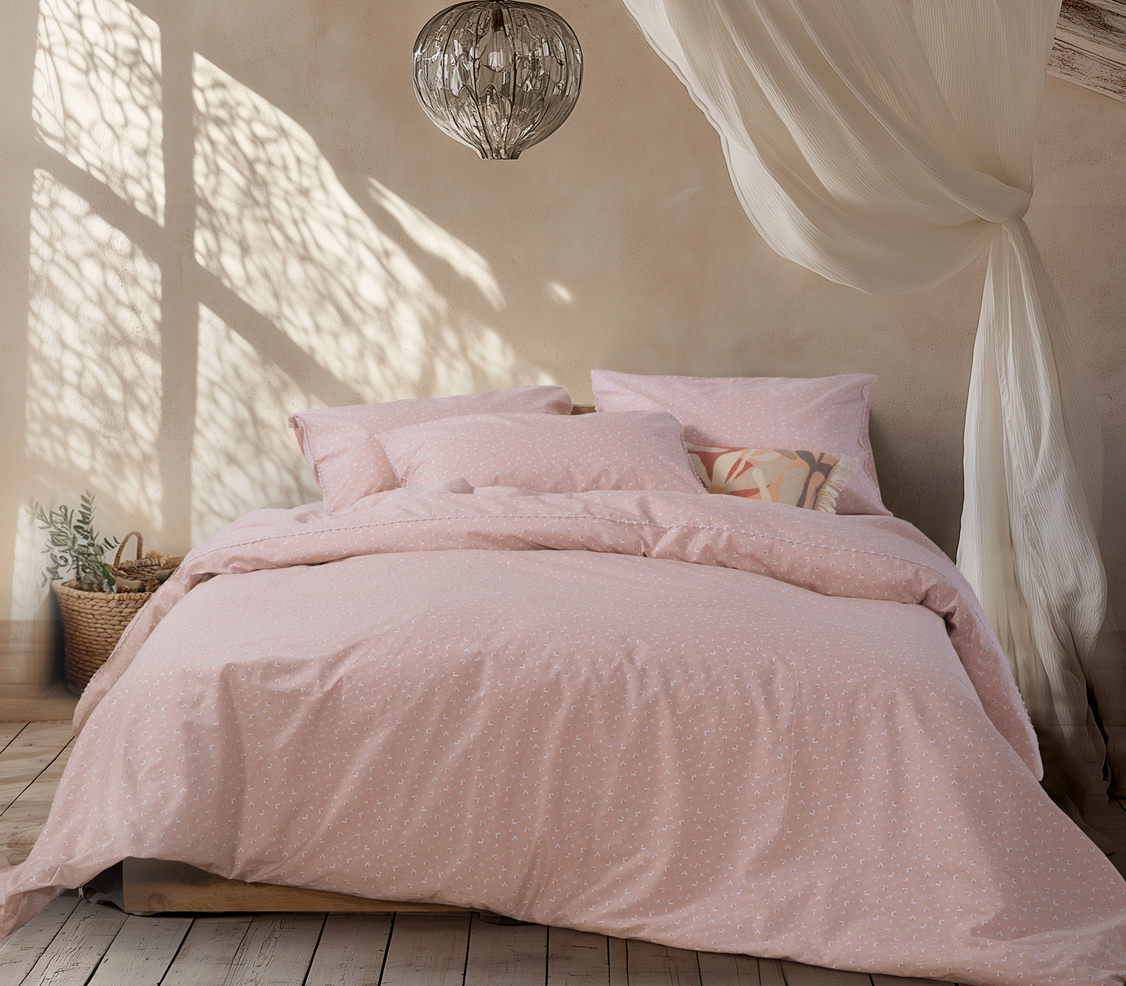 Σεντόνια King Size Nef-Nef Homeware (Σετ) Sissy 280X270 Rose