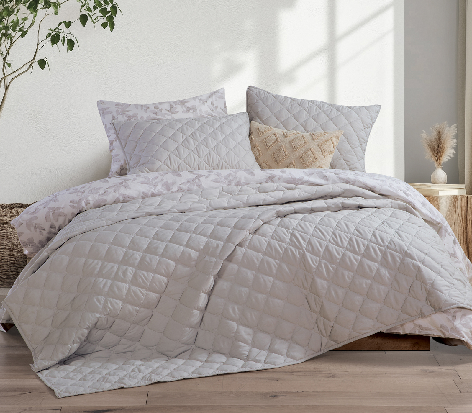 Κουβερλί Μονό Nef-Nef Homeware Olga 180x240 Grey