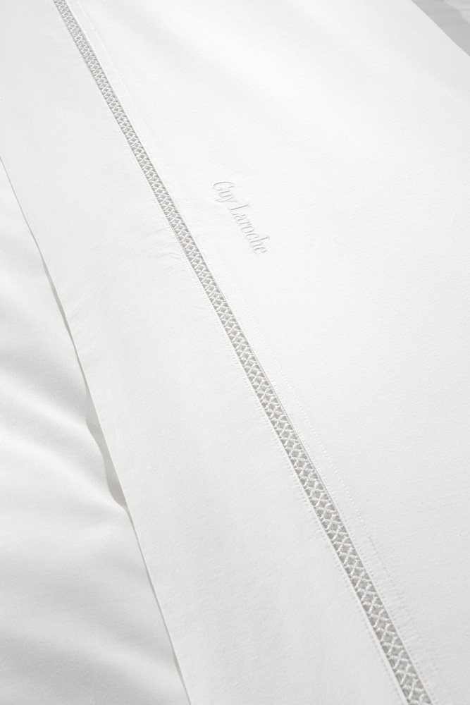 Σεντόνι Κing Size Guy Laroche (Σετ) Blend White 270Χ280