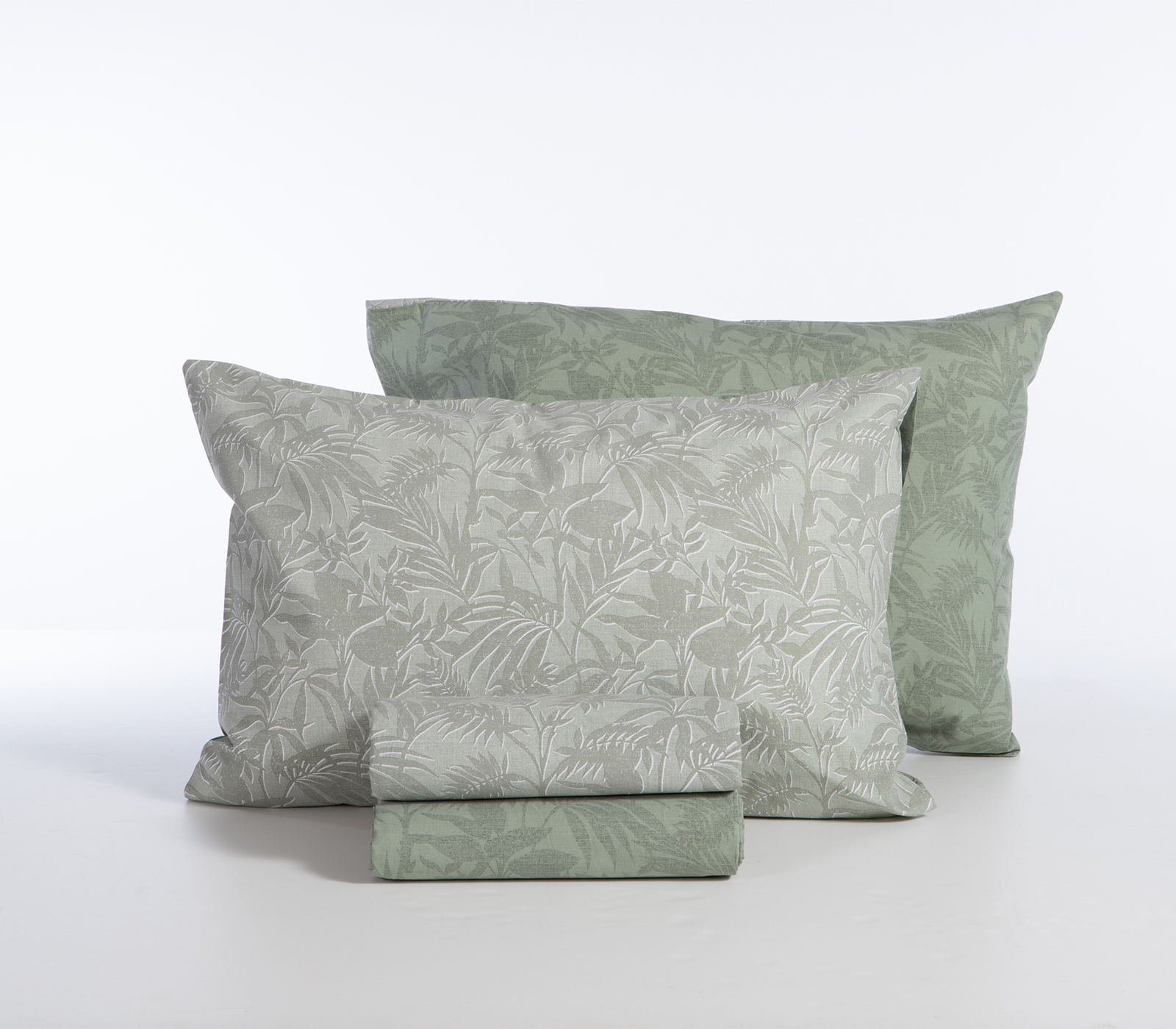 Σεντόνια Μονά Nef-Nef Homeware με λάστιχο 170x270  Dazier Green 