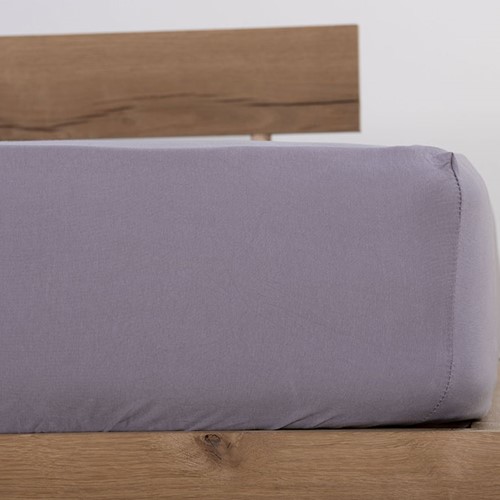 Σεντόνι Διπλό Nef-Nef Homeware Με λάστιχο 140Χ200+30 L.Grey