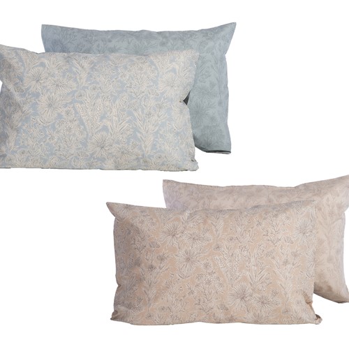 Μαξιλαροθήκη Nef -Nef Homeware Lucil 52x72 Blue