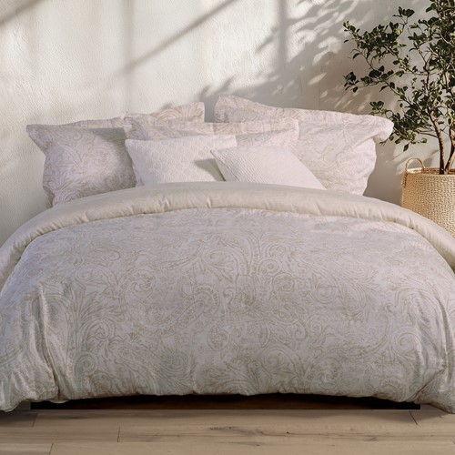 Σεντόνια King Size Βαμβακοσατέν Nef-Nef Homeware (Σετ) Lilard Spring 270X280 Ecru