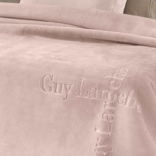 Κουβέρτα Υπέρδιπλη Guy Laroche Logo Pudra 220x240