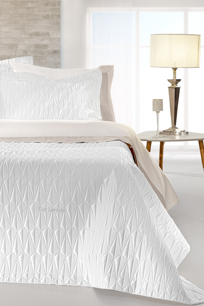 Kουβερλί Υπέρδιπλο Guy Laroche (Σετ) Ruby 240x250 White