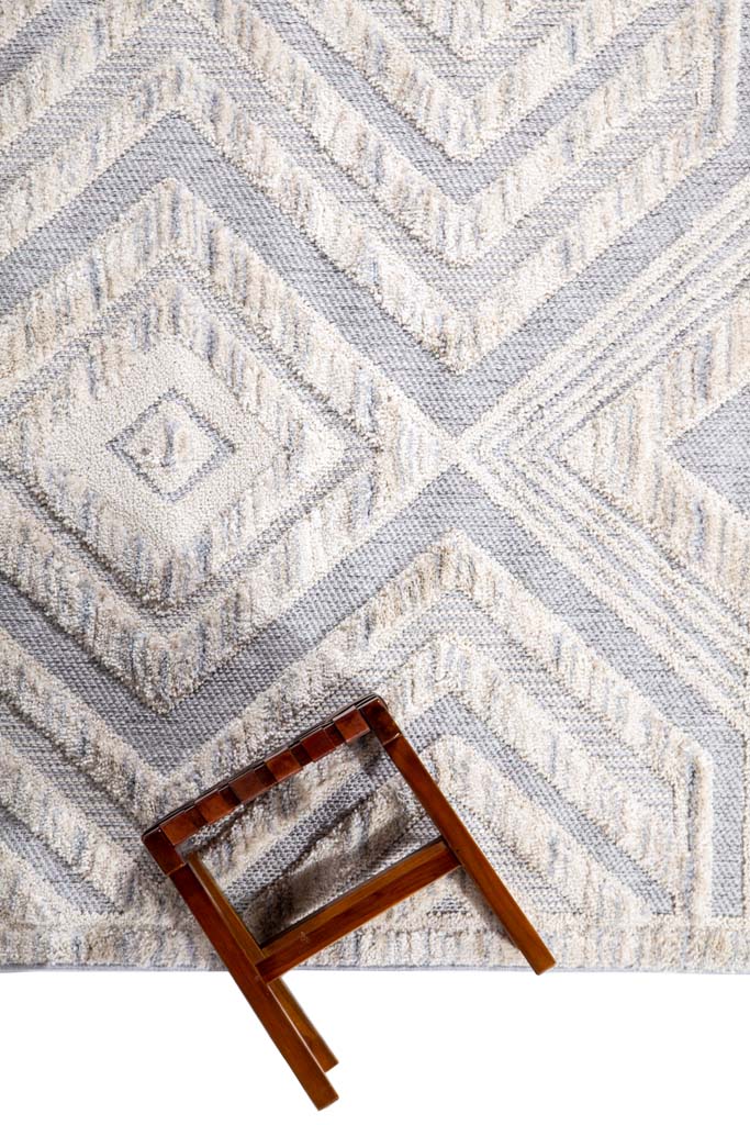 Xαλί Σαλονιού La Casa 723A White L. Grey Royal Carpet 200Χ250